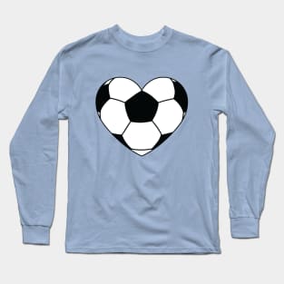 Football Heart Long Sleeve T-Shirt